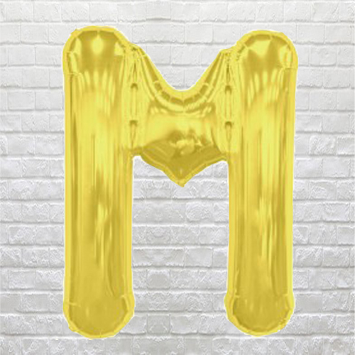 Gold Letter M