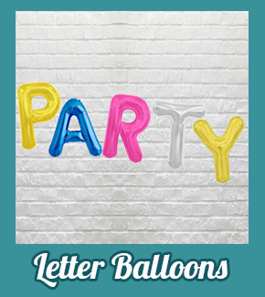 letter balloons