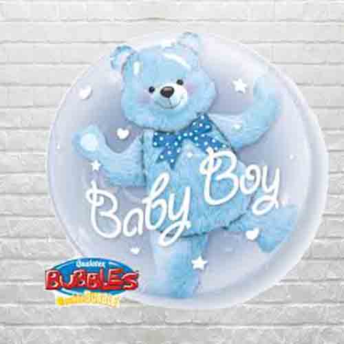 Baby Blue Bear Double Bubble
