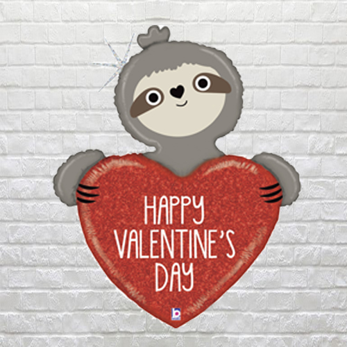 Big Heart Valentine Sloth
